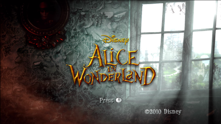 Alice in Wonderland (Wii) screenshot: Title Screen