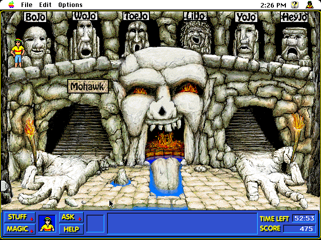 Mutant Beach (Macintosh) screenshot: Here is Mohawk