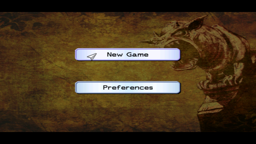 Broken Sword: Shadow of the Templars - The Director's Cut (Wii) screenshot: Main Menu