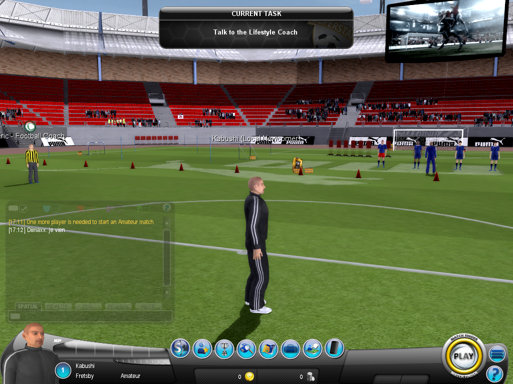 Screenshot of Football Superstars (Windows, 2009) - MobyGames