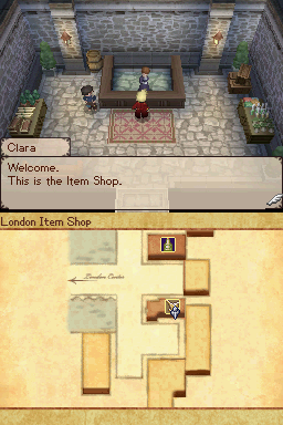 Nostalgia (Nintendo DS) screenshot: A shop