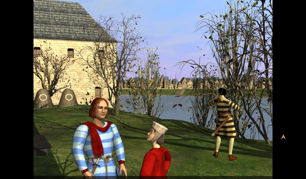 Paris 1313: The Mystery of Notre-Dame Cathedral (Windows) screenshot: ...and bucolic pastimes