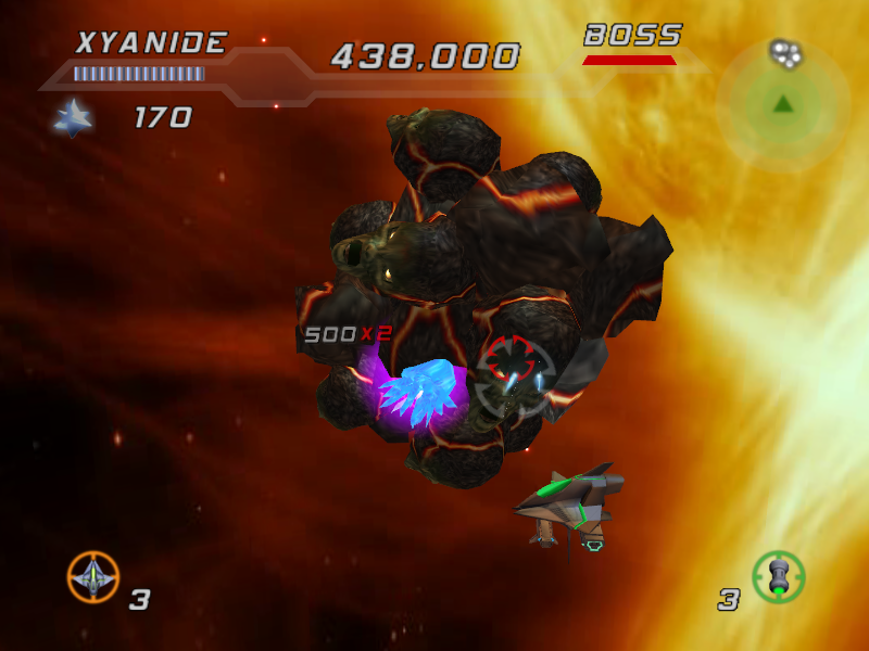 Xyanide: Resurrection (Windows) screenshot: First boss