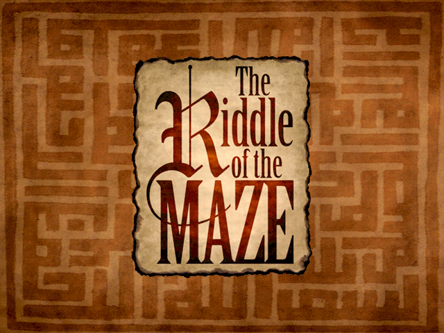 The Riddle of the Maze (Macintosh) screenshot: Title screen