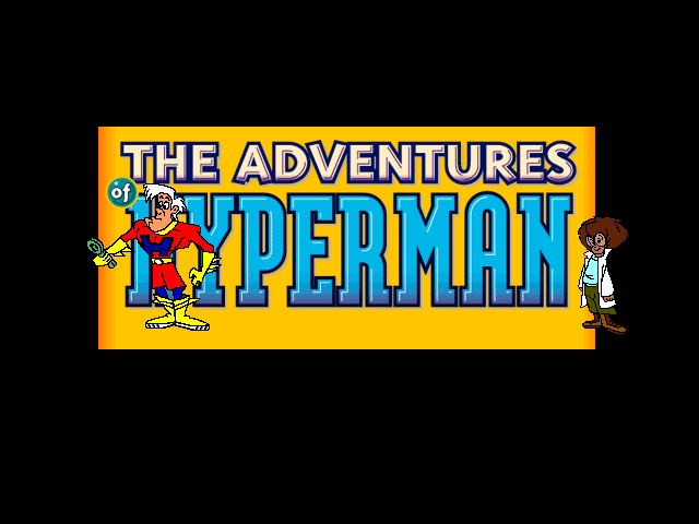 The Adventures of Hyperman (Windows 3.x) screenshot: Title Screen