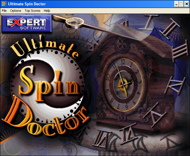 ClockWerx (Windows) screenshot: [Ultimate Spin Doctor] Title screen