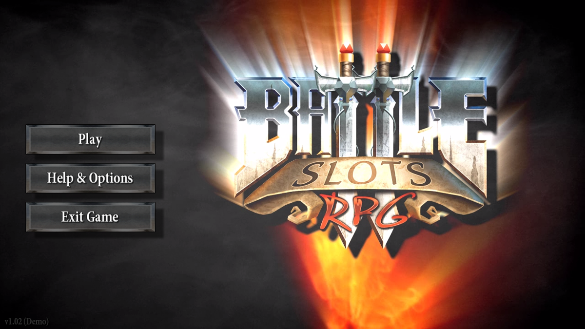 Battle Slots RPG (Windows) screenshot: Main menu