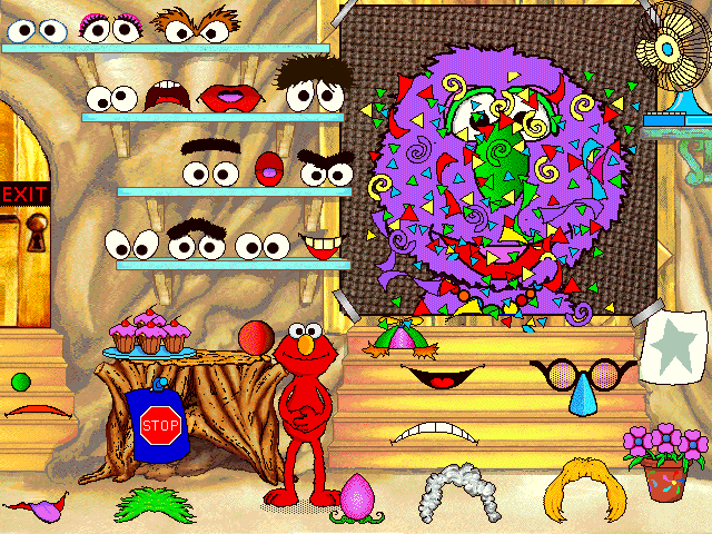 Sesame Street: Elmo's Preschool (Windows) screenshot: Surprise!!!!