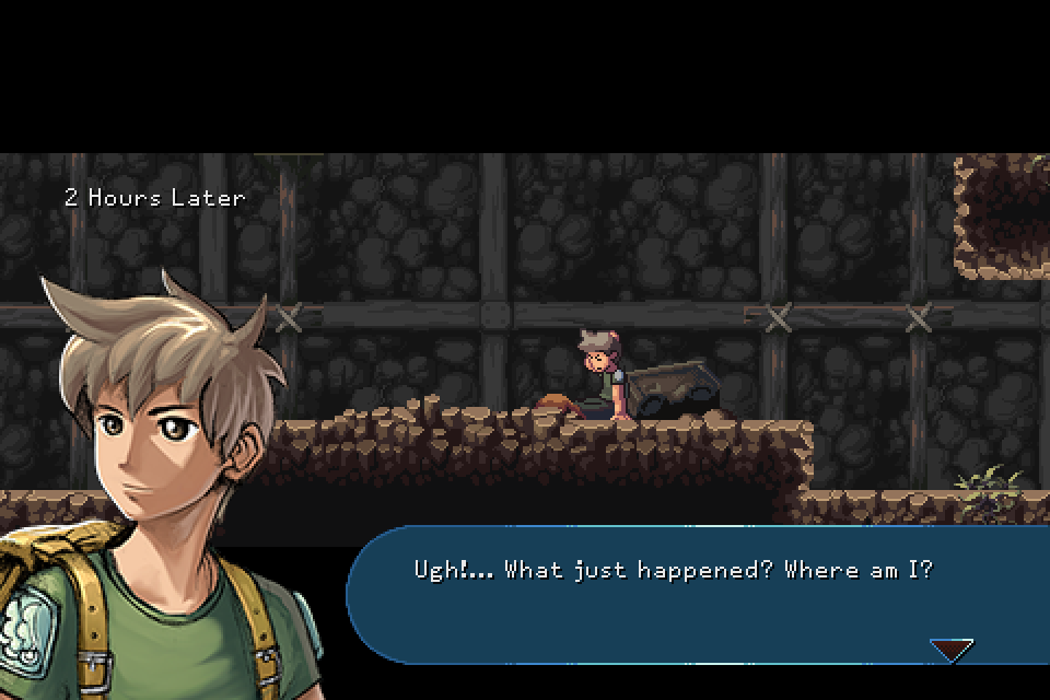 Project Black Sun (Windows) screenshot: Our hero wakes up with no idea where he is