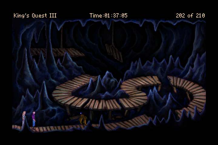 King's Quest III Redux: To Heir is Human (Windows) screenshot: Tribute to previous fan remake.