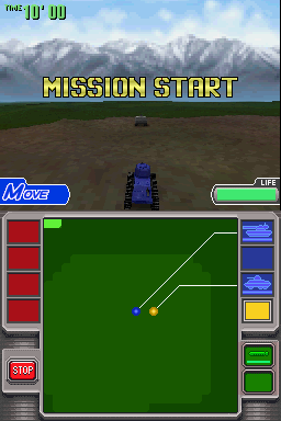 Tank Beat (Nintendo DS) screenshot: Mission Start
