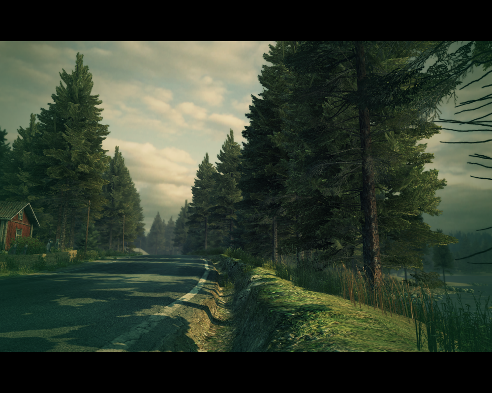 DiRT 3 (Windows) screenshot: Before the race begins some picturesque views are typically shown