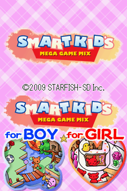 Smart Kid's: Mega Game Mix (Nintendo DS) screenshot: Title screen