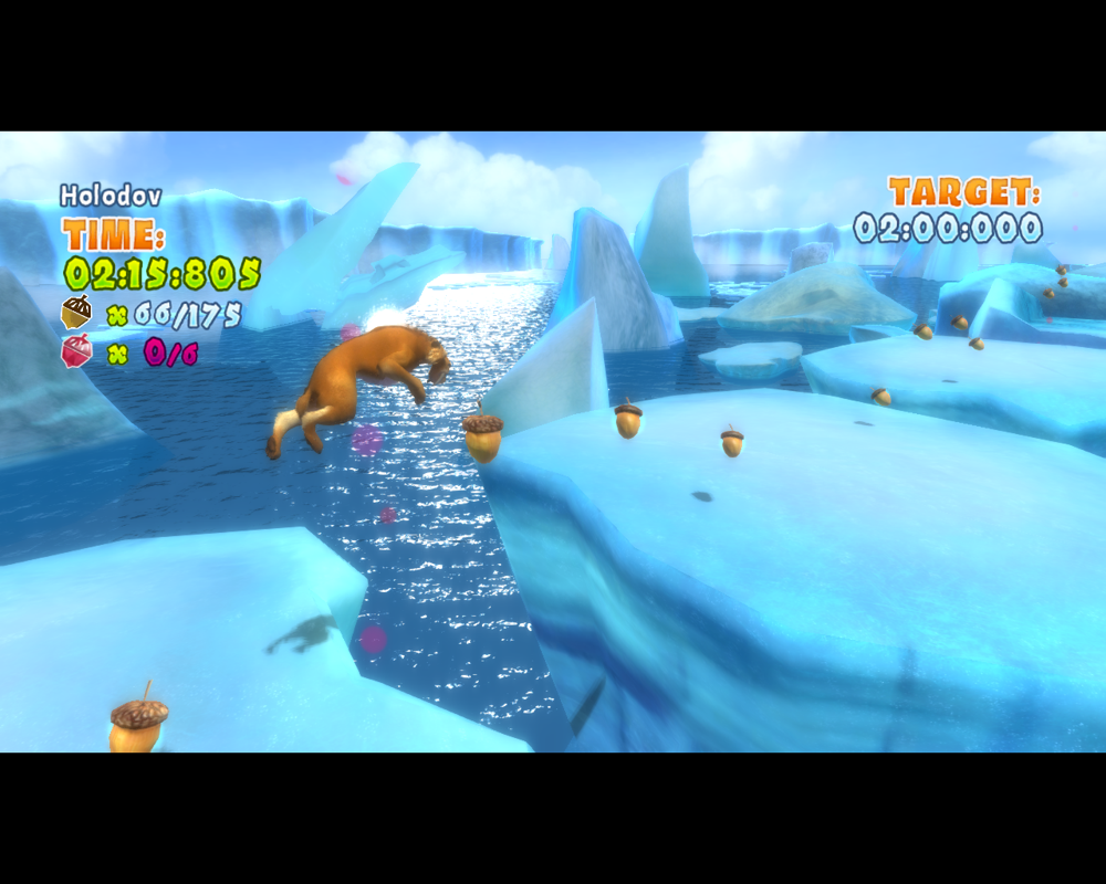 Ice Age: Continental Drift - Arctic Games (Windows) screenshot: Glacier Hopping event