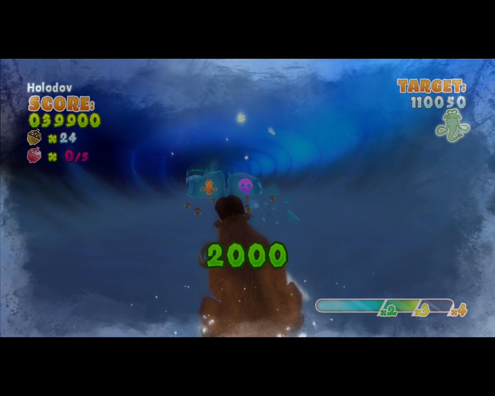 Ice Age: Continental Drift - Arctic Games (Windows) screenshot: Bob-Smasing event