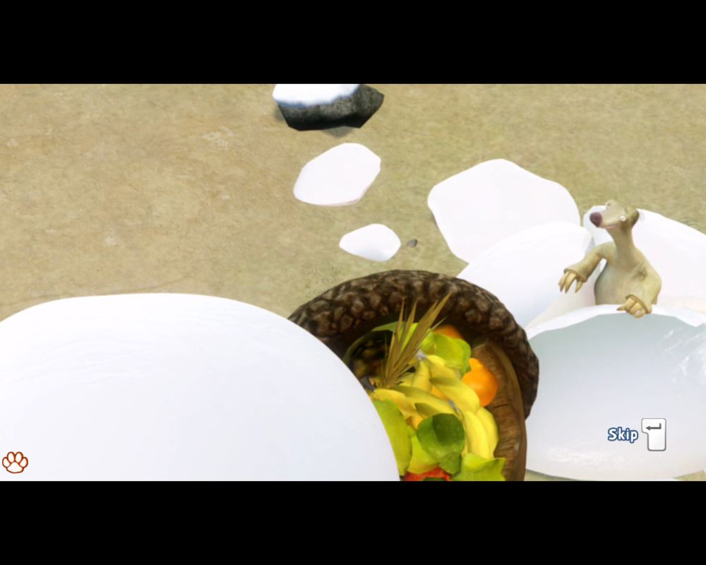Ice Age: Continental Drift - Arctic Games (Windows) screenshot: ...and discovering a treasure
