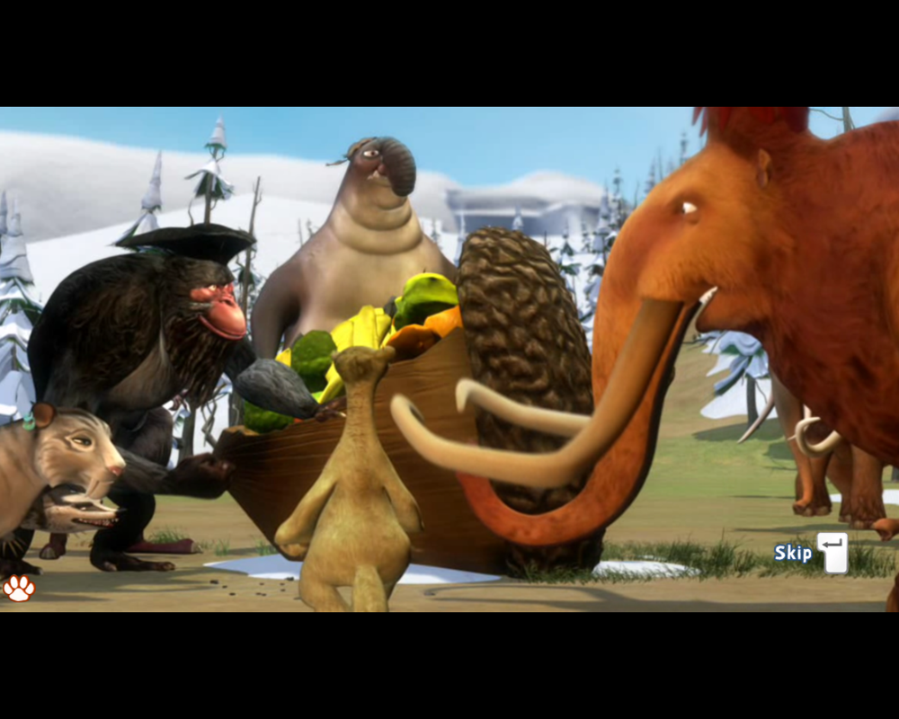 Ice Age: Continental Drift - Arctic Games (Windows) screenshot: Unfortunately, the pirate crew is also after it