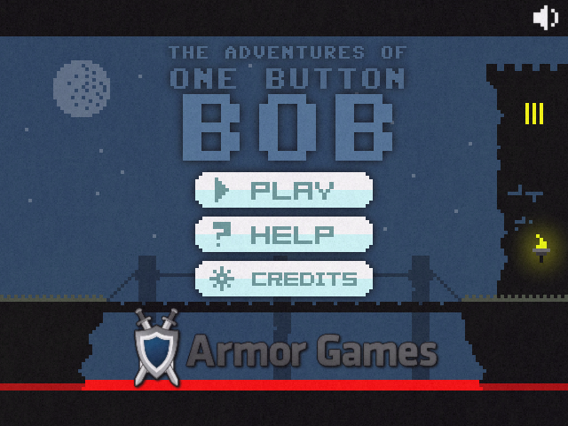 The Adventures of One Button Bob (Browser) screenshot: Menu