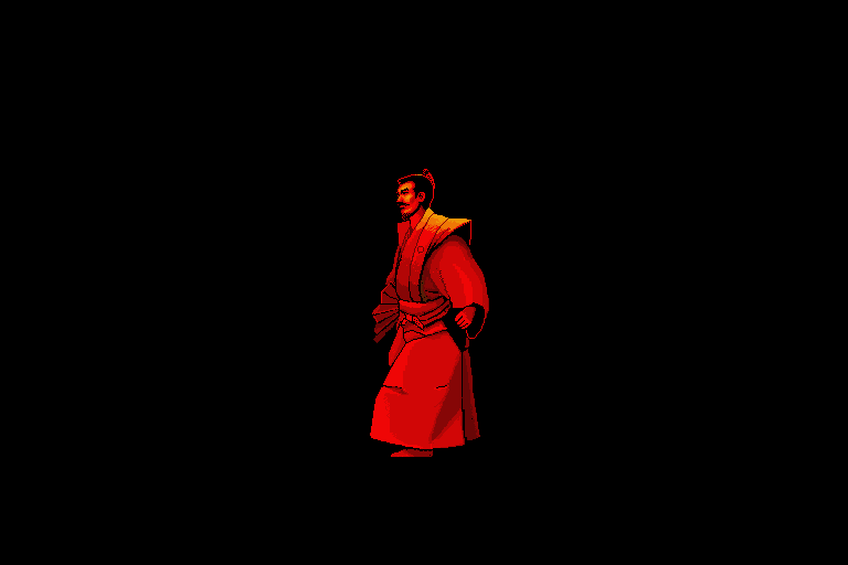 Nobunaga's Ambition: Lord of Darkness (Sharp X68000) screenshot: From the intro