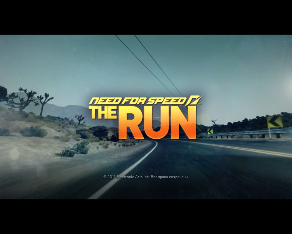 Need for Speed: The Run (Windows) screenshot: Title screen