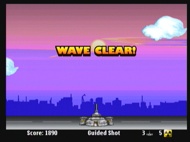 Toy Raid (Zeebo) screenshot: Wave clear!