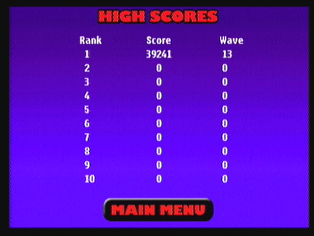 Toy Raid (Zeebo) screenshot: And I've got a high score.