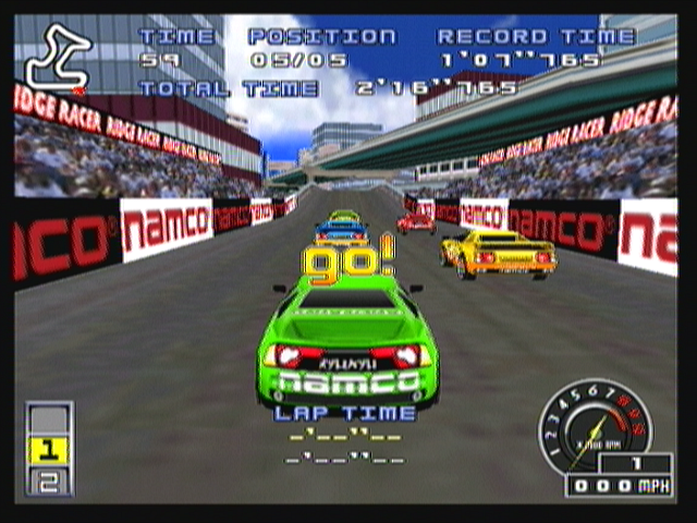 Ridge Racer (Zeebo) screenshot: 3, 2, 1... Go!