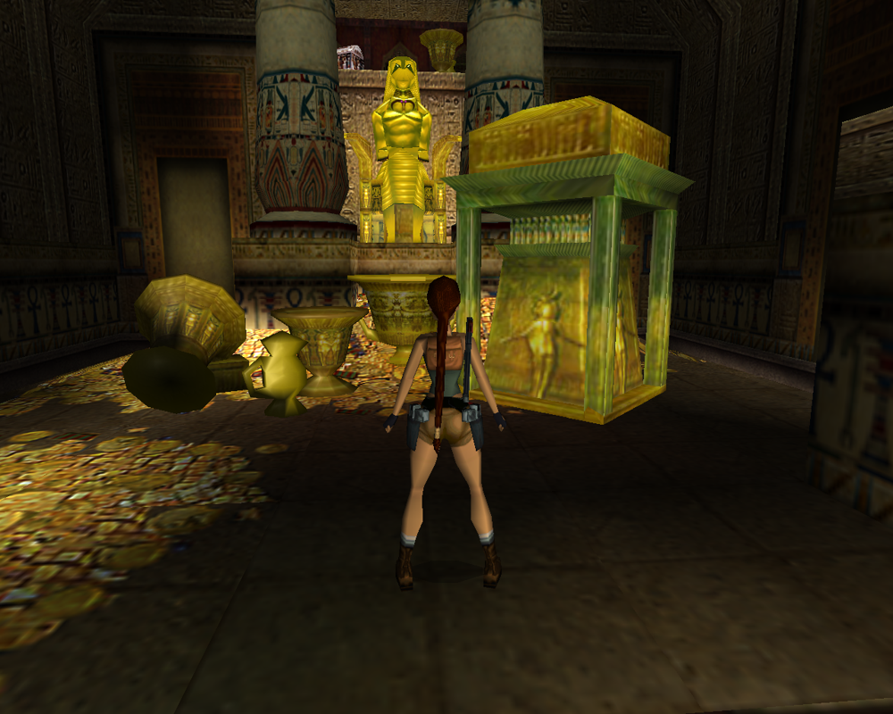 The Times Exclusive Tomb Raider Level (Windows) screenshot: Treasure!