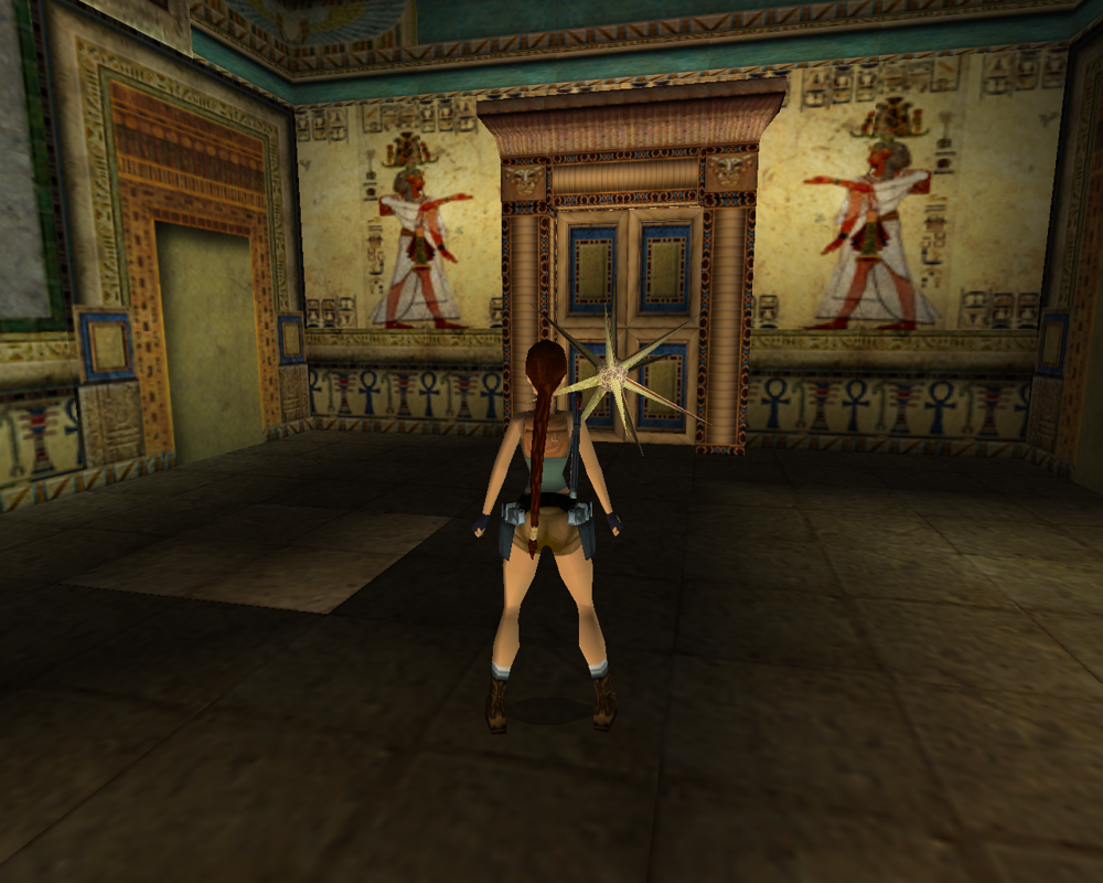 The Times Exclusive Tomb Raider Level (Windows) screenshot: Looks like this path is blocked