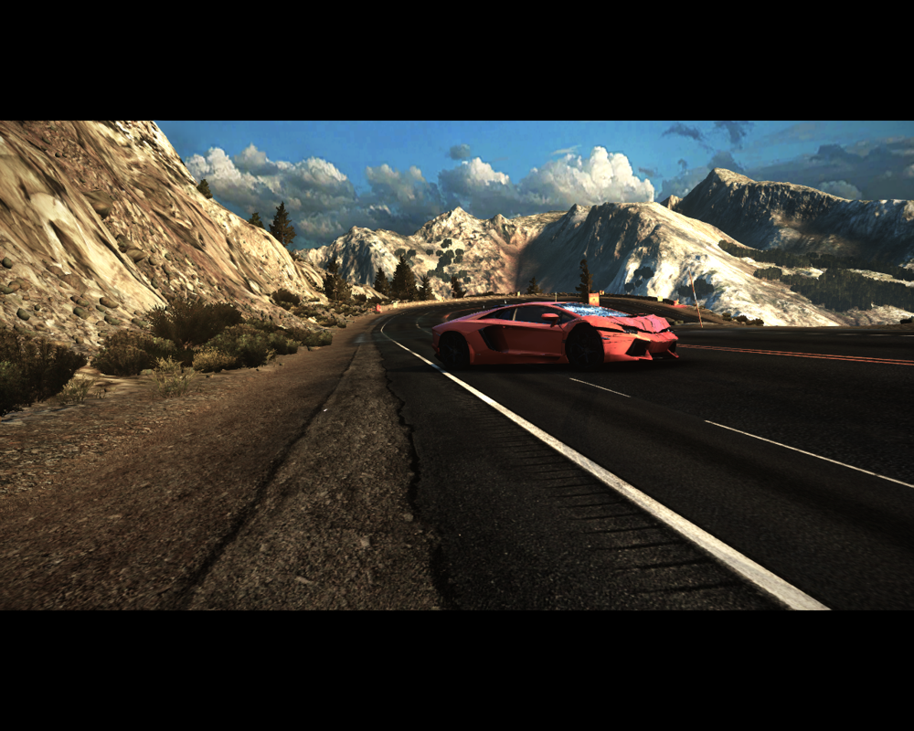 Need for Speed: The Run (Limited Edition) (Windows) screenshot: Lamborghini Aventador LP 700-4 in a crash