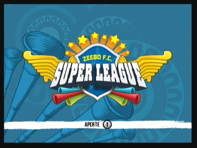 Zeebo F.C. Super League (Zeebo) screenshot: Title screen.