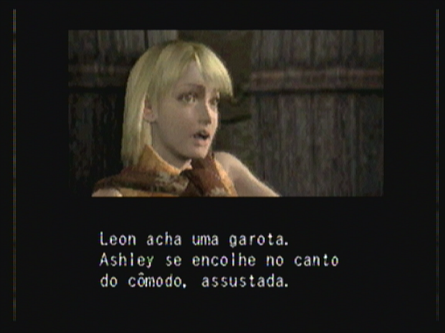 Resident Evil 4: Mobile Edition (Zeebo) screenshot: Leon finds Ashley, the USA president's daughter.