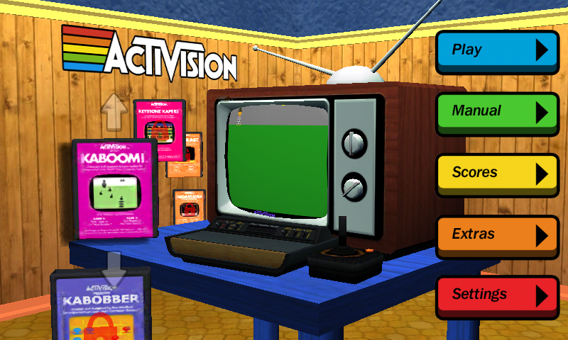 Activision Anthology (Android) screenshot: Main menu