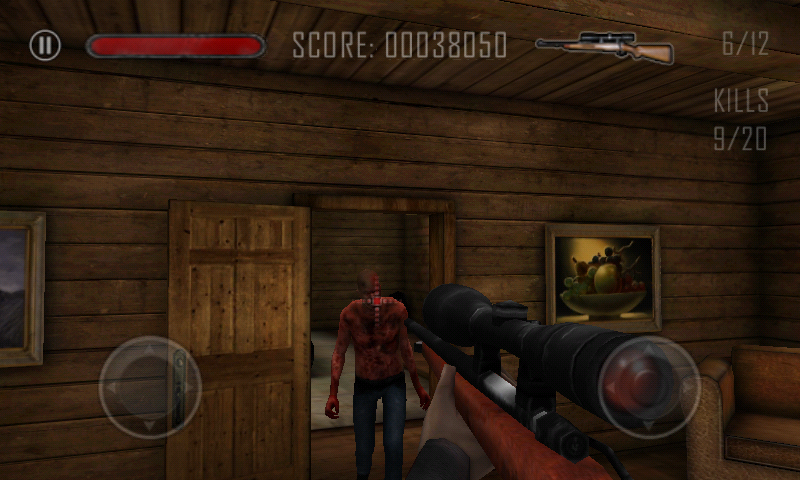 The Dead: Chapter One (Android) screenshot: Just got the rifle