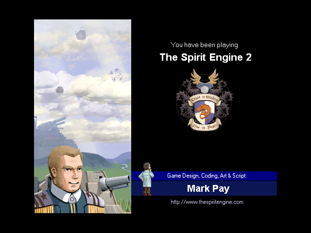 The Spirit Engine II (Windows) screenshot: Credits