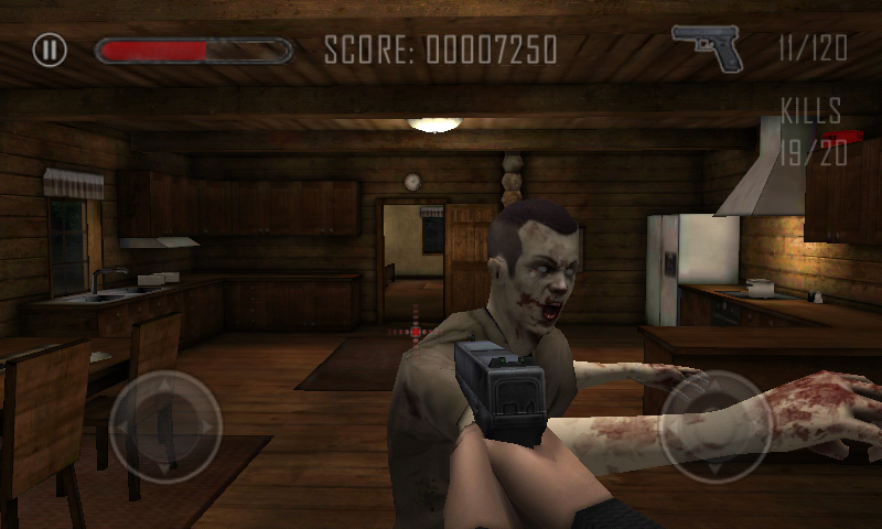 The Dead: Chapter One (Android) screenshot: Close combat