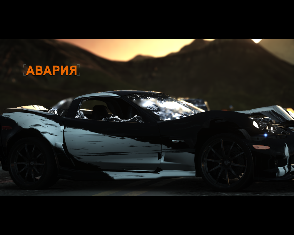 Need for Speed: The Run (Limited Edition) - Origin.com Pre-Order Version (Windows) screenshot: Exclusive Corvette Z06 crashed!