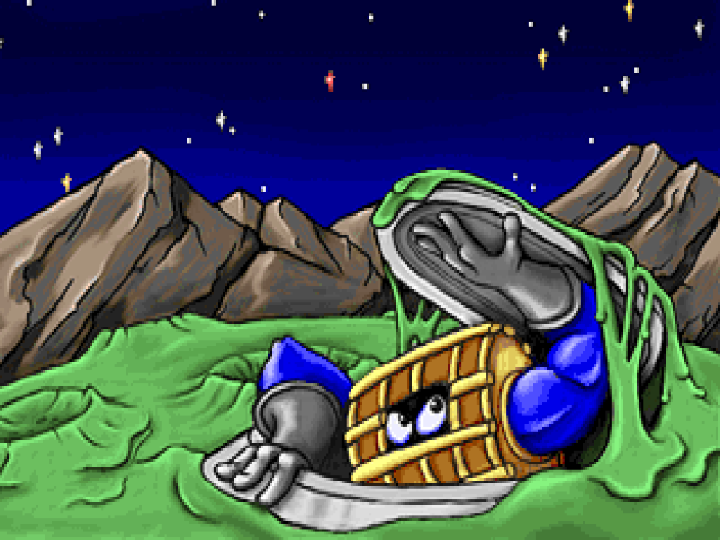 Chex Quest 3 (Windows) screenshot: Ending Screen.