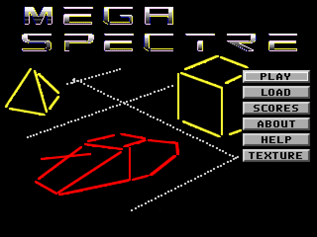 Megaspectre (FM Towns) screenshot: Main menu