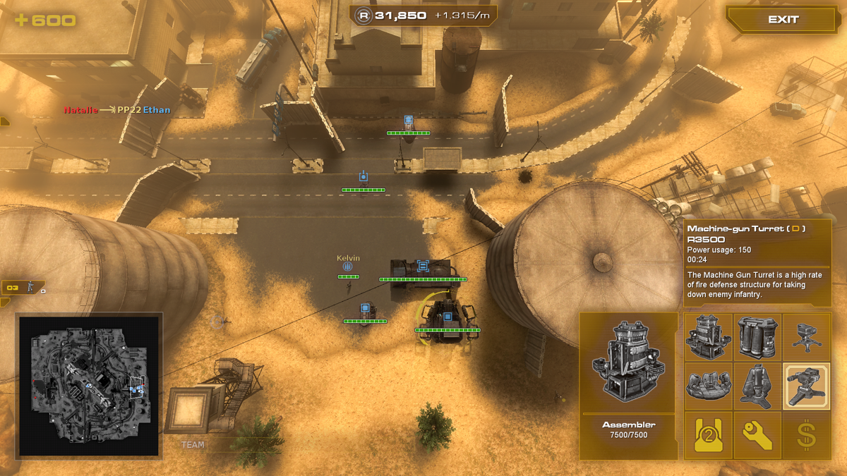 Nuclear Dawn (Windows) screenshot: As commander it's like playing a RTS