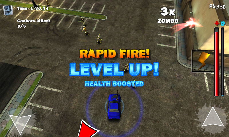 Gears & Guts (Android) screenshot: Level up!