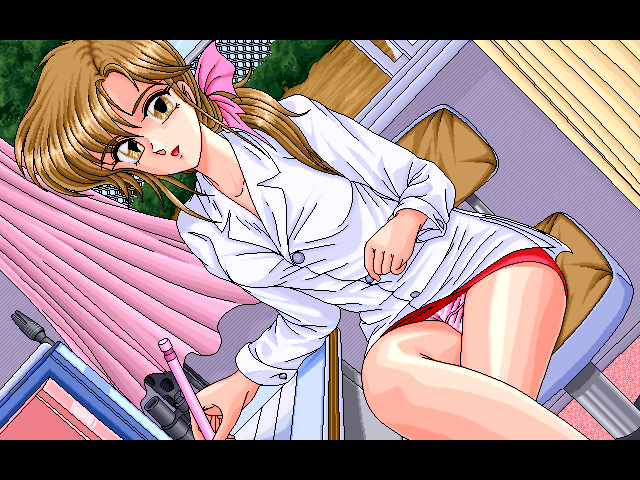 DOR Special Edition: Sakigake (FM Towns) screenshot: Obligatory sexy nurse