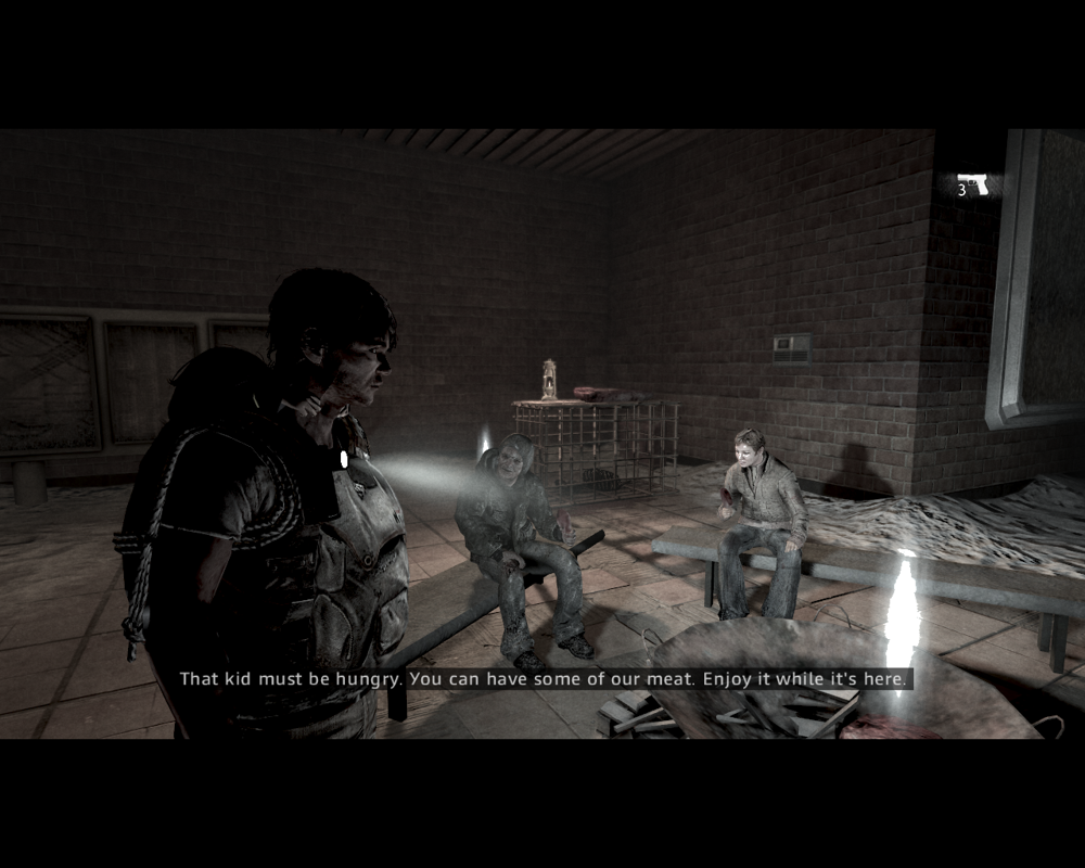 I Am Alive (Windows) screenshot: The cannibals. I guess every post-apocalypse game has them.