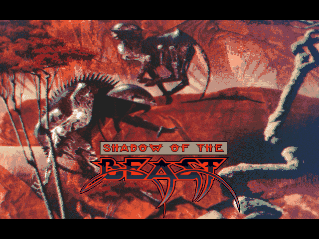 Shadow of the Beast (FM Towns) screenshot: Title screen