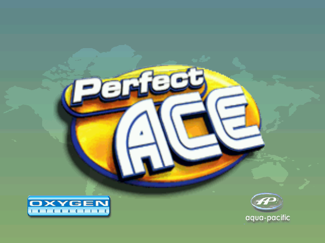 Perfect Ace: Pro Tournament Tennis (Windows) screenshot: Title screen