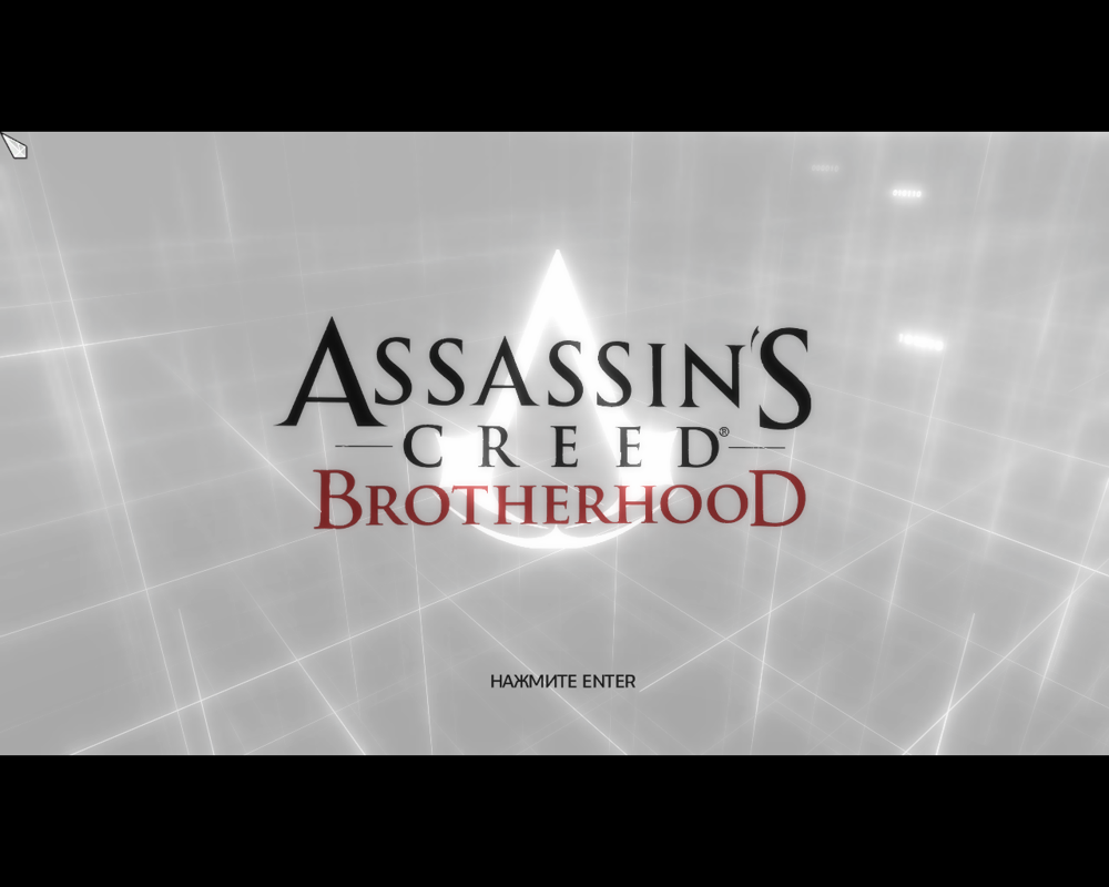 Assassin's Creed: Brotherhood (Windows) screenshot: Title screen