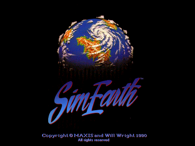 SimEarth: The Living Planet (FM Towns) screenshot: Title screen