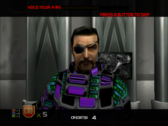 Confidential Mission (Dreamcast) screenshot: End Boss Close up