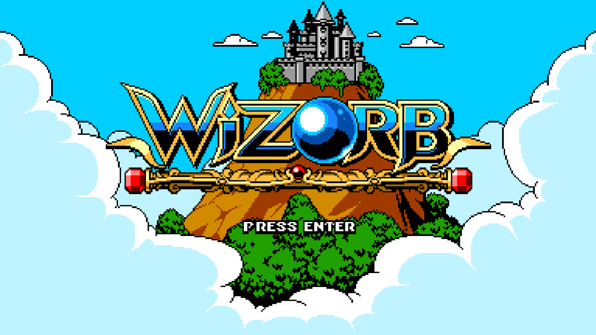 Wizorb (Windows) screenshot: Title screen