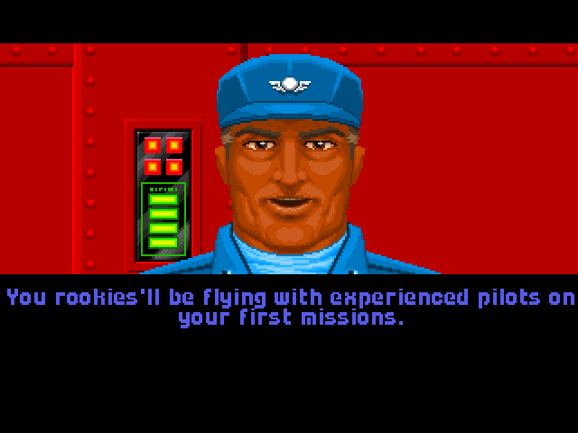 Wing Commander (FM Towns) screenshot: Mission explanation